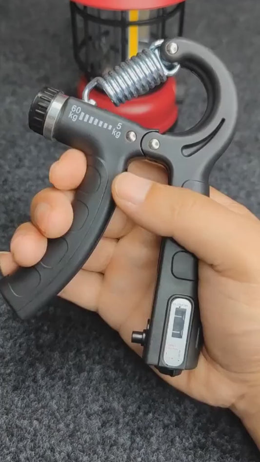 Hand Grip Ajustável 5–60kg – Fortaleça Mãos, Dedos e Antebraço
