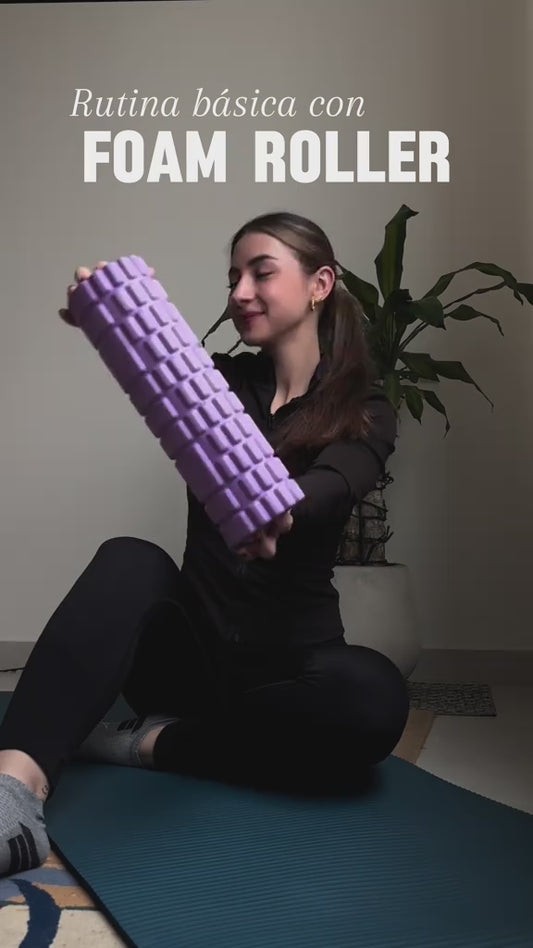 Rolo de Liberação Miofascial (Foam Roller) – Alívio Muscular e Recuperação